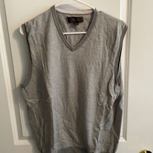 Tasso Elba Grey Sweater Vest - Size L